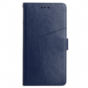 Folio-hoesje Oneplus 12 5g Telefoonhoesje Y-riemontwerp