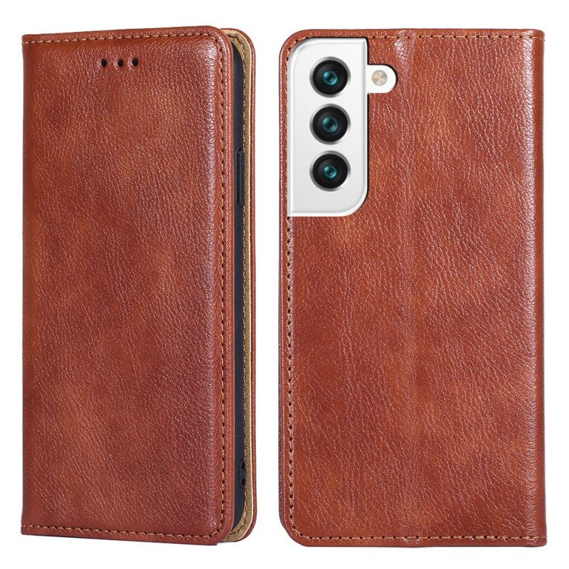 Bescherming Hoesje voor Samsung Galaxy S22 Plus 5G Folio-hoesje Effen Kleur