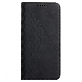 Bescherming Hoesje voor Samsung Galaxy S22 Plus 5G Folio-hoesje Leerstijl Met Diamanttextuur