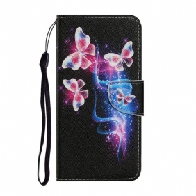 Flip Case voor Samsung Galaxy S22 Plus 5G Magische Vlinders