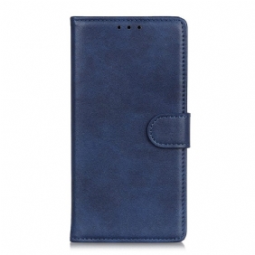 Folio-hoesje voor Samsung Galaxy S22 Plus 5G Mat Leereffect