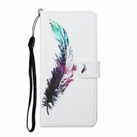 Folio-hoesje voor Samsung Galaxy S22 Plus 5G Met Ketting Veer Met Koord