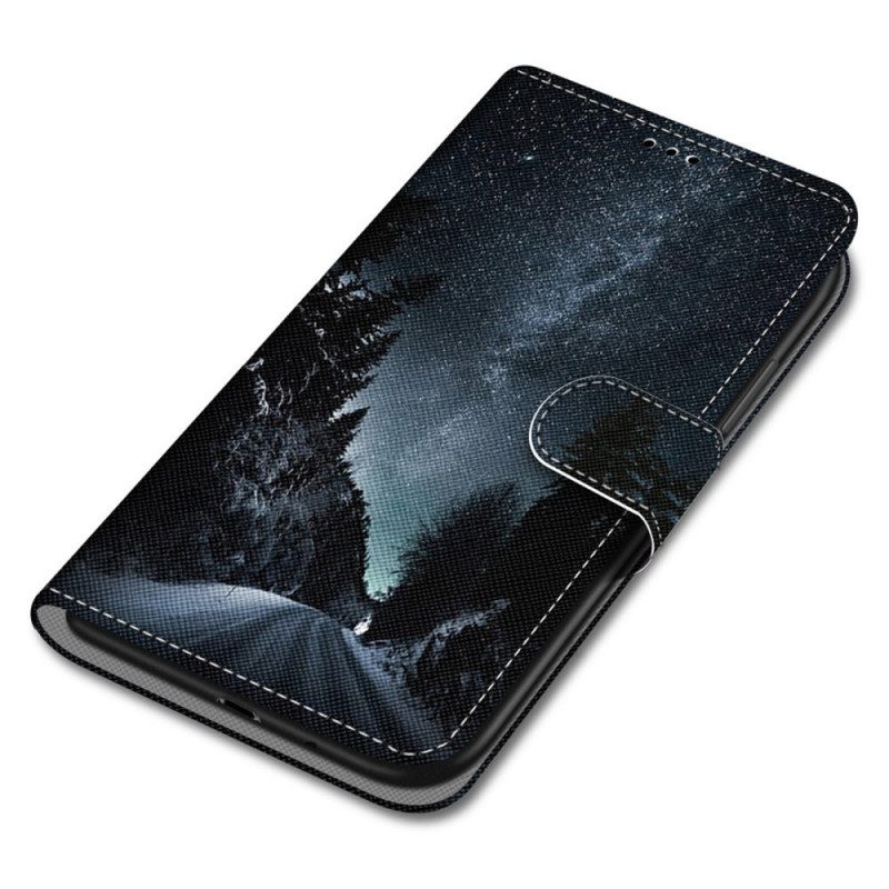 Folio-hoesje voor Samsung Galaxy S22 Plus 5G Mysterieuze Natuur