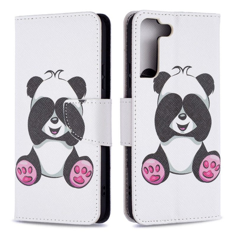 Folio-hoesje voor Samsung Galaxy S22 Plus 5G Panda-plezier