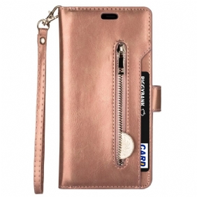 Folio-hoesje voor Samsung Galaxy S22 Plus 5G Portemonnee & Lanyard