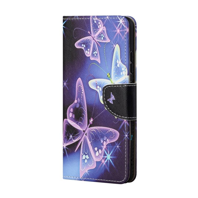 Folio-hoesje voor Samsung Galaxy S22 Plus 5G Soevereine Vlinders