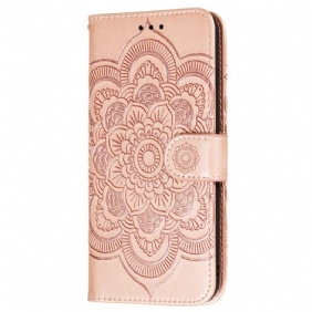 Folio-hoesje voor Samsung Galaxy S22 Plus 5G Volledige Mandala