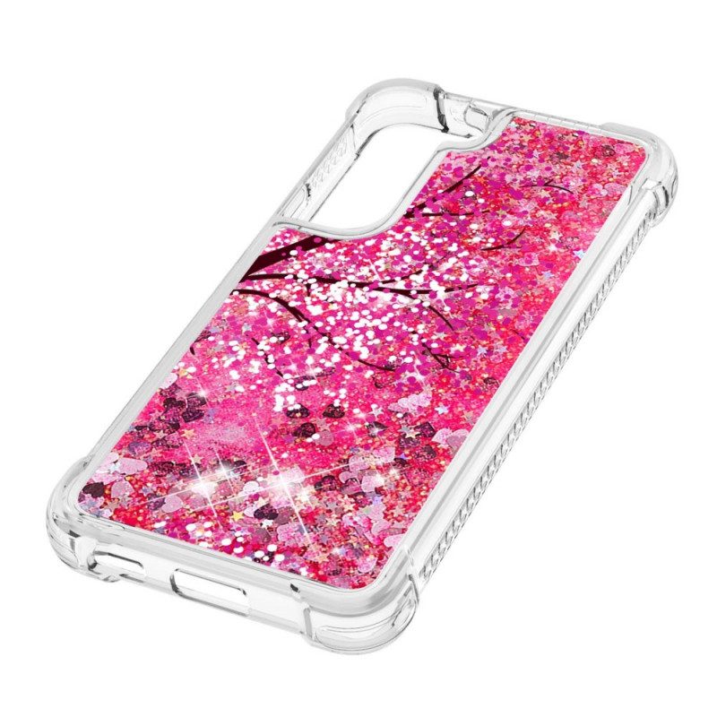 Hoesje voor Samsung Galaxy S22 Plus 5G Glitter Boom