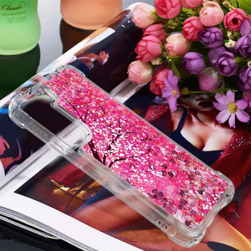 Hoesje voor Samsung Galaxy S22 Plus 5G Glitter Boom