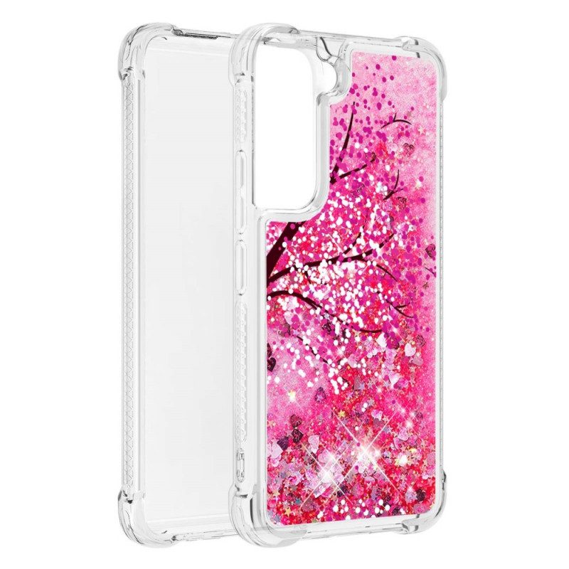 Hoesje voor Samsung Galaxy S22 Plus 5G Glitter Boom