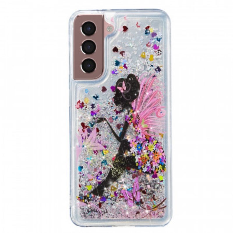 Hoesje voor Samsung Galaxy S22 Plus 5G Glitter Fee