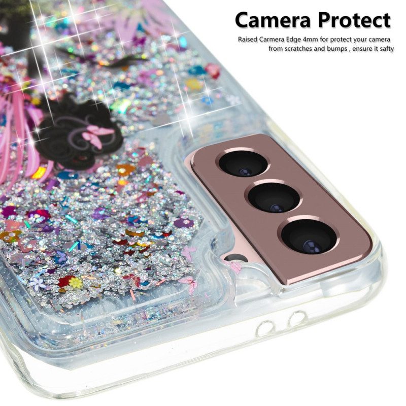 Hoesje voor Samsung Galaxy S22 Plus 5G Glitter Fee