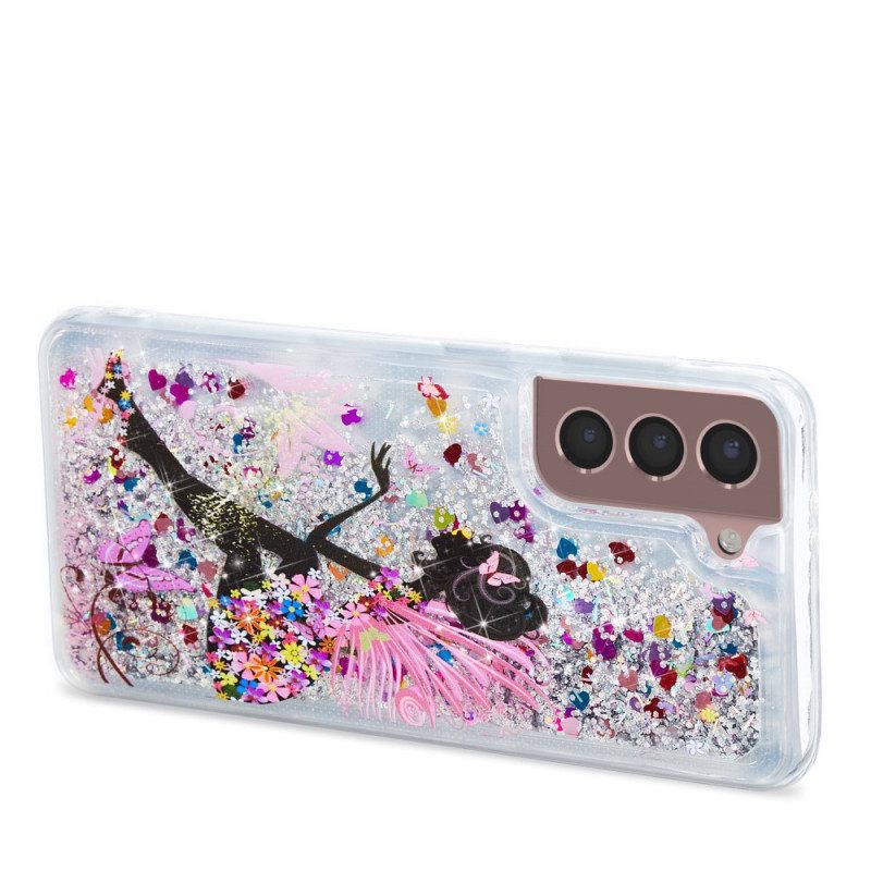 Hoesje voor Samsung Galaxy S22 Plus 5G Glitter Fee