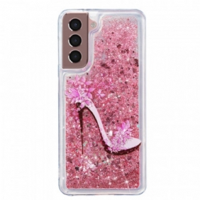 Hoesje voor Samsung Galaxy S22 Plus 5G Glitterpomp