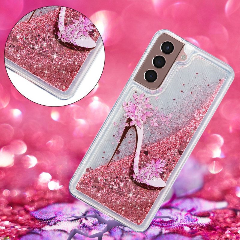 Hoesje voor Samsung Galaxy S22 Plus 5G Glitterpomp