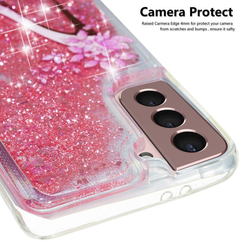 Hoesje voor Samsung Galaxy S22 Plus 5G Glitterpomp