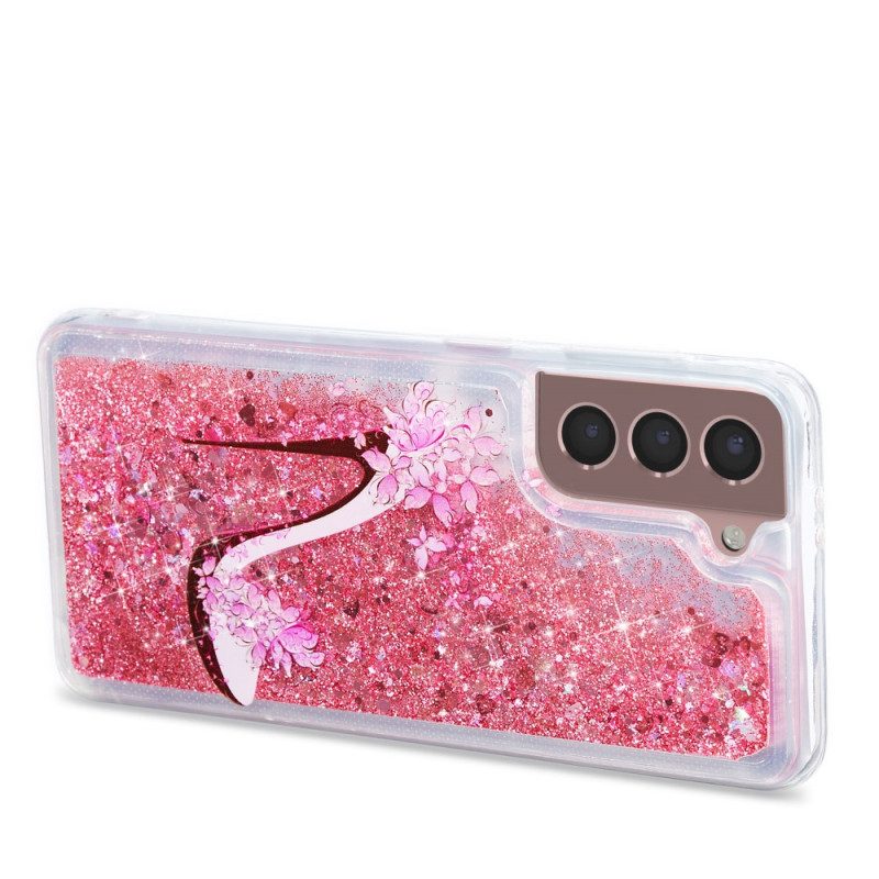 Hoesje voor Samsung Galaxy S22 Plus 5G Glitterpomp