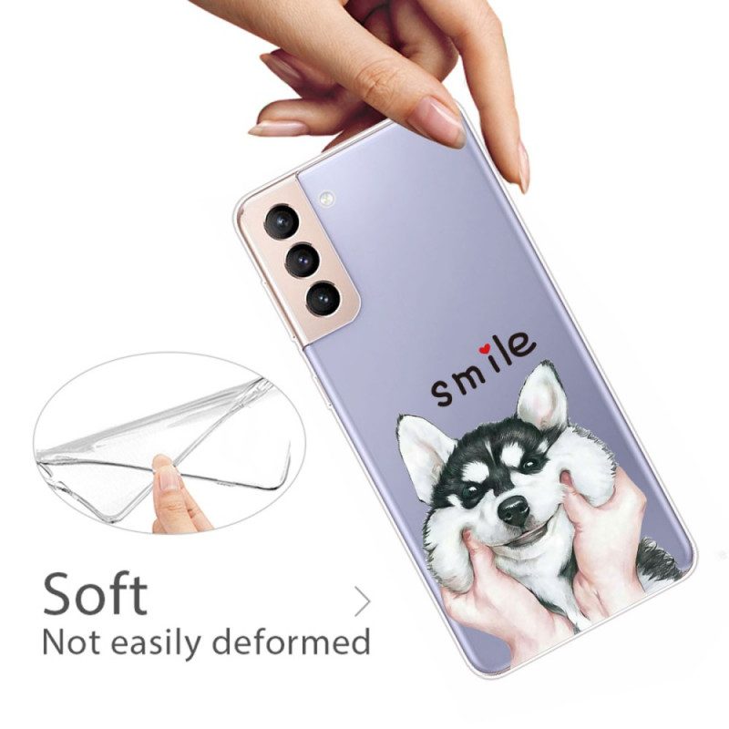 Hoesje voor Samsung Galaxy S22 Plus 5G Lach Hond