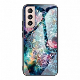 Hoesje voor Samsung Galaxy S22 Plus 5G Mandala Gehard Glas