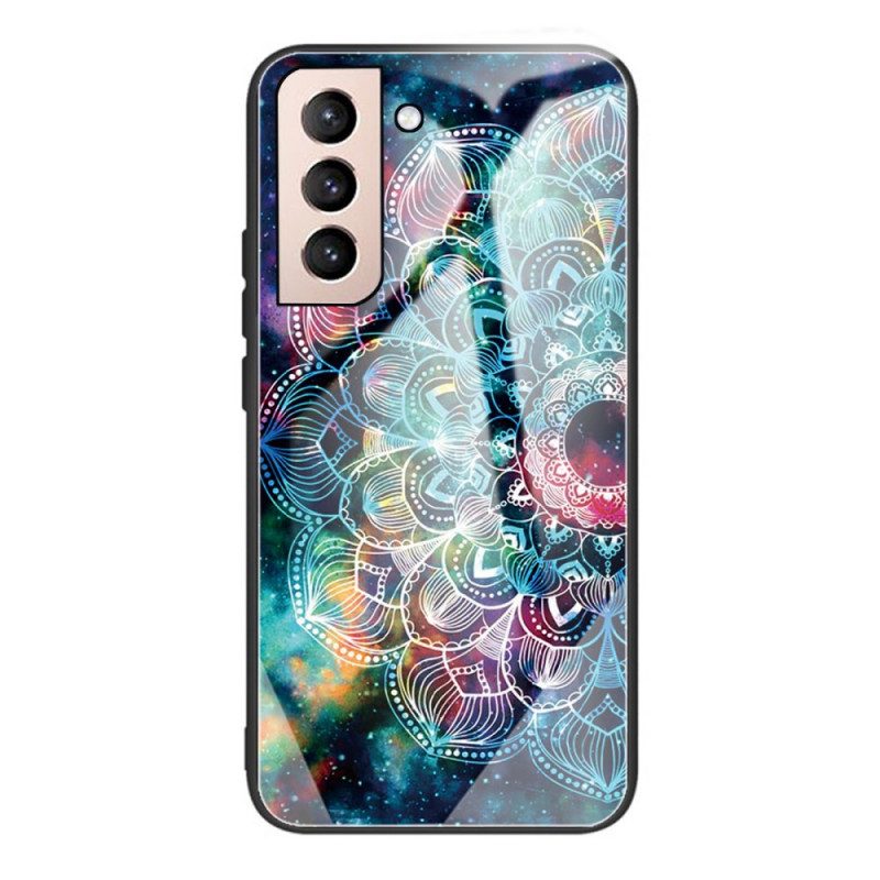 Hoesje voor Samsung Galaxy S22 Plus 5G Mandala Gehard Glas