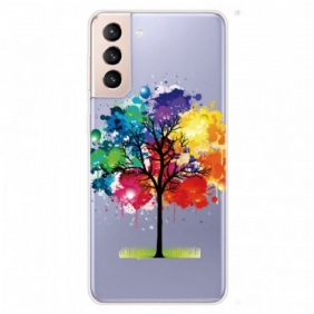 Hoesje voor Samsung Galaxy S22 Plus 5G Naadloze Aquarel Boom