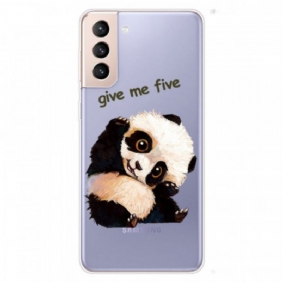 Hoesje voor Samsung Galaxy S22 Plus 5G Panda Geef Me Vijf