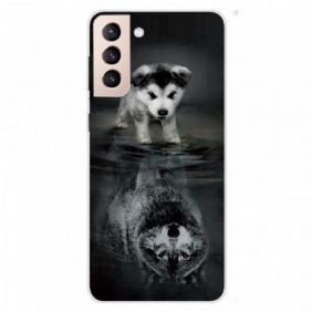 Hoesje voor Samsung Galaxy S22 Plus 5G Puppy-droom