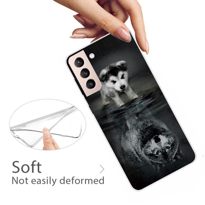 Hoesje voor Samsung Galaxy S22 Plus 5G Puppy-droom