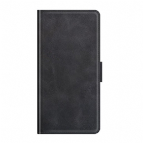 Leren Hoesje voor Samsung Galaxy S22 Plus 5G Folio-hoesje Flap Dubbel Ontwerp