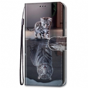 Leren Hoesje voor Samsung Galaxy S22 Plus 5G De Mooiste Katten