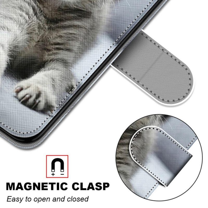 Leren Hoesje voor Samsung Galaxy S22 Plus 5G De Mooiste Katten