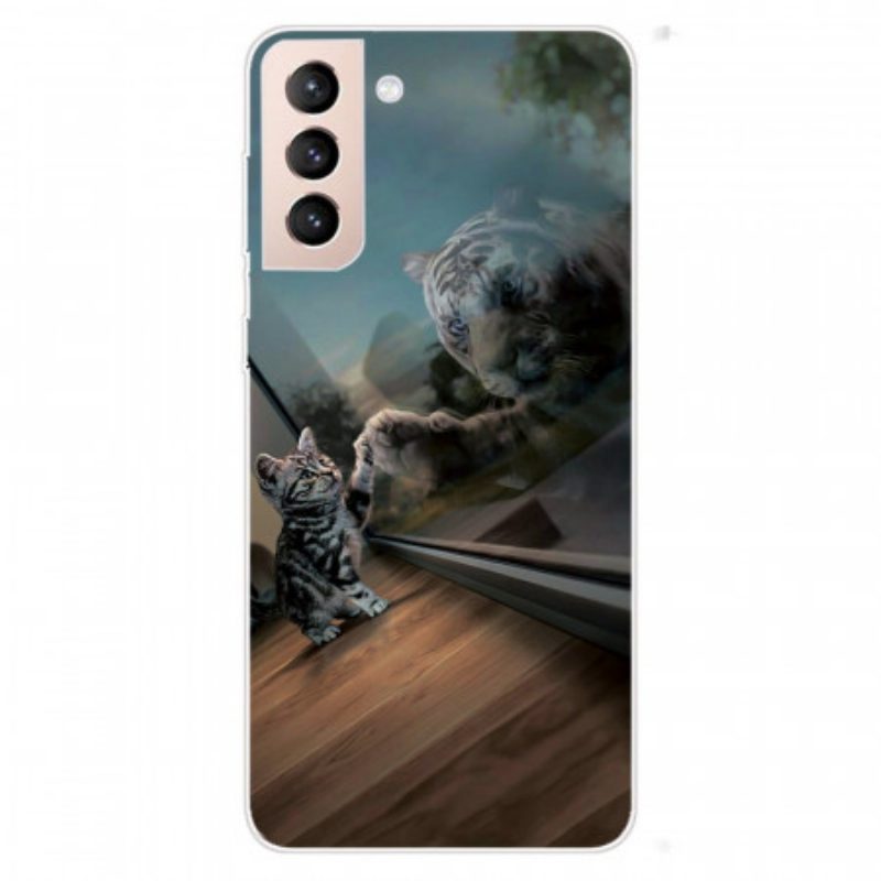 Telefoonhoesje voor Samsung Galaxy S22 Plus 5G Kittens Droom