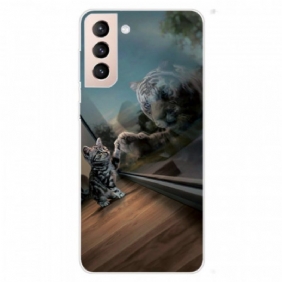 Telefoonhoesje voor Samsung Galaxy S22 Plus 5G Kittens Droom