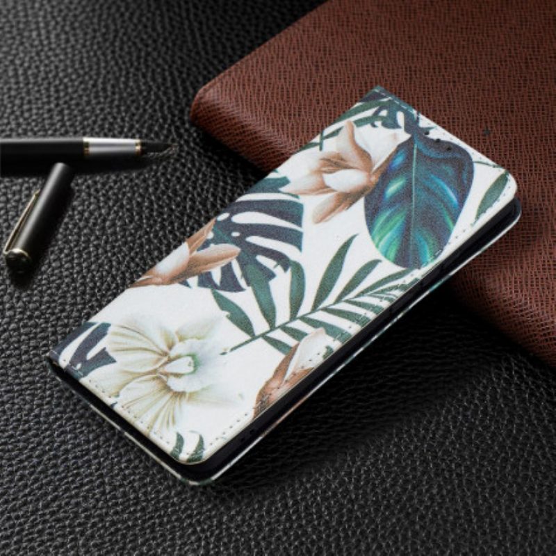 Bescherming Hoesje voor Huawei P50 Pro Folio-hoesje Bladeren