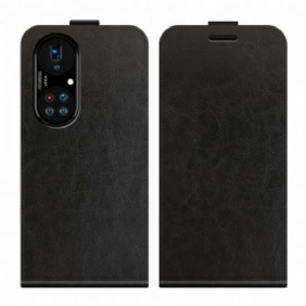 Flip Case voor Huawei P50 Pro Folio-hoesje Verticale Flap Leer Effect