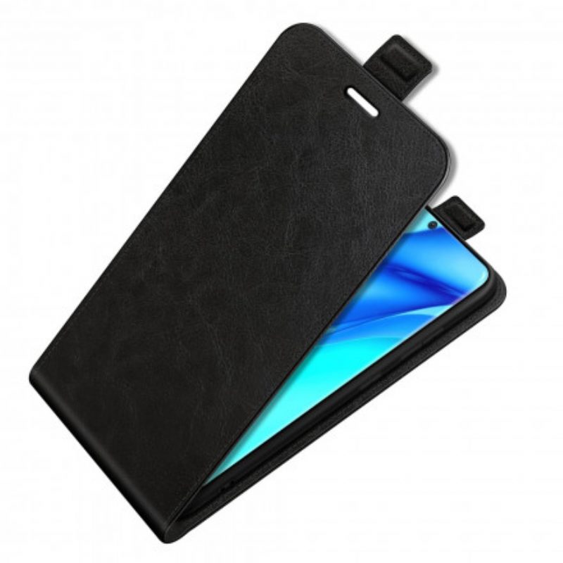 Flip Case voor Huawei P50 Pro Folio-hoesje Verticale Flap Leer Effect