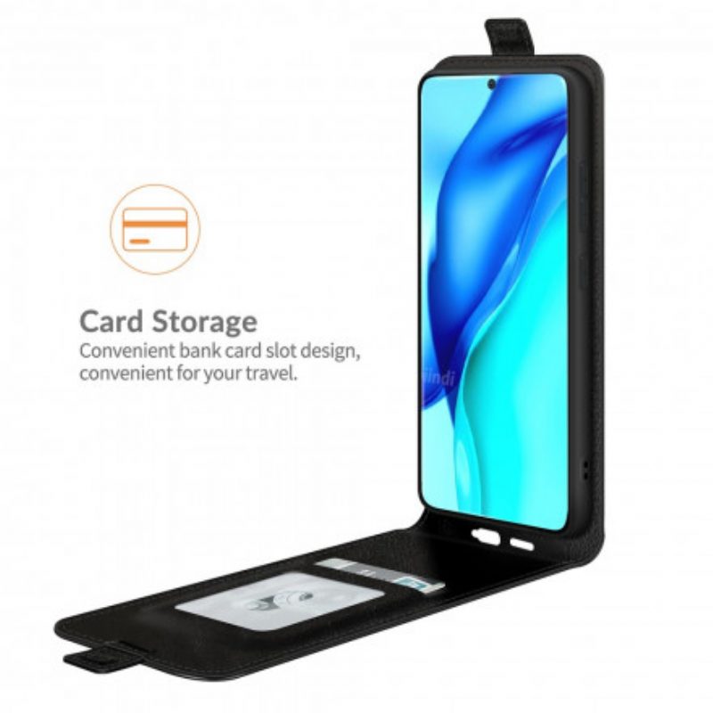 Flip Case voor Huawei P50 Pro Folio-hoesje Verticale Flap Leer Effect