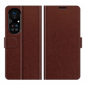 Flip Case voor Huawei P50 Pro Stijl Lederen Ontwerp