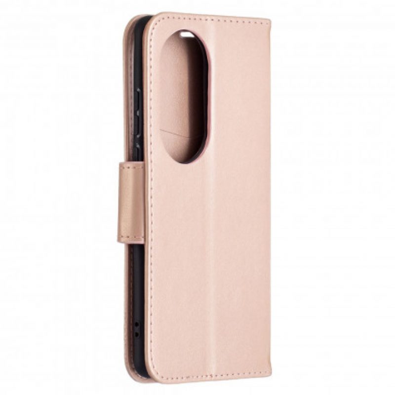 Folio-hoesje voor Huawei P50 Pro Flip Case Vlinders En Schuine Klep