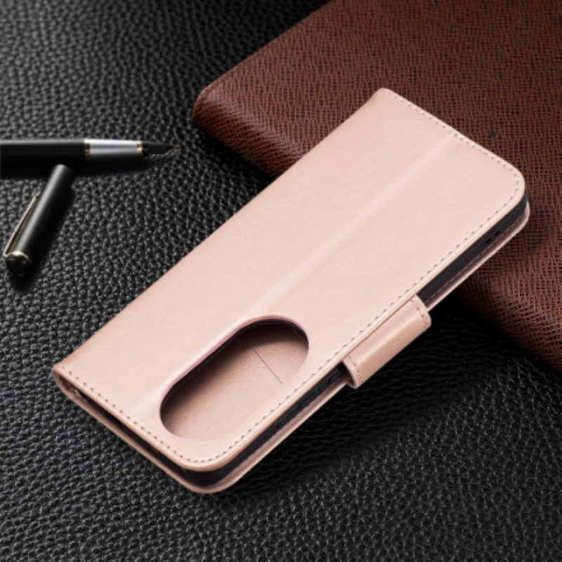 Folio-hoesje voor Huawei P50 Pro Flip Case Vlinders En Schuine Klep