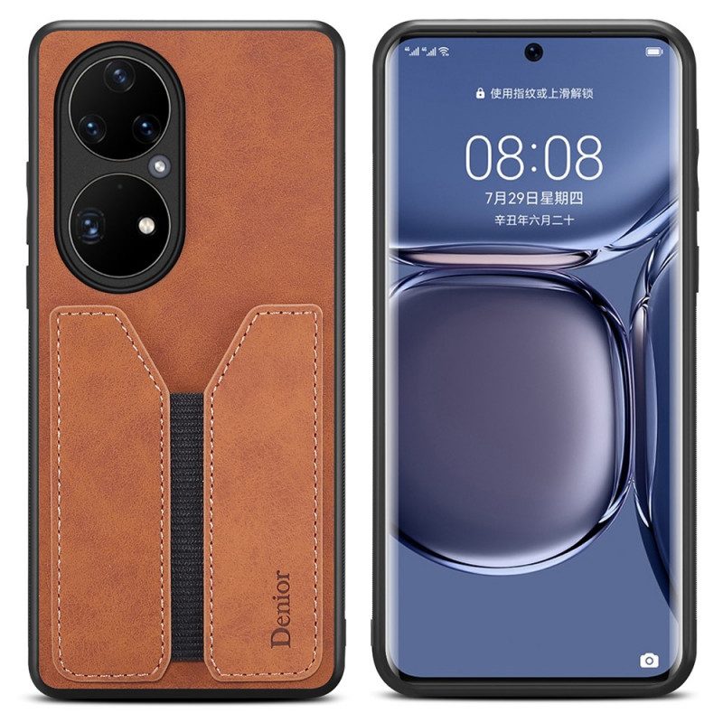 Hoesje voor Huawei P50 Pro Denior Elastische Kaarthouder