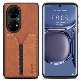 Hoesje voor Huawei P50 Pro Denior Elastische Kaarthouder