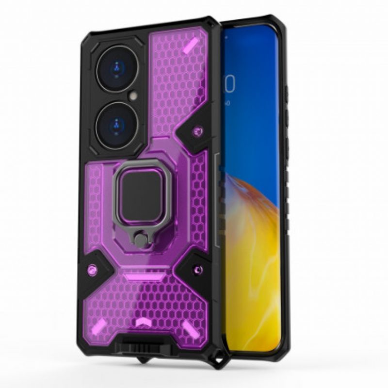 Hoesje voor Huawei P50 Pro Honingraatbestendige Hybride