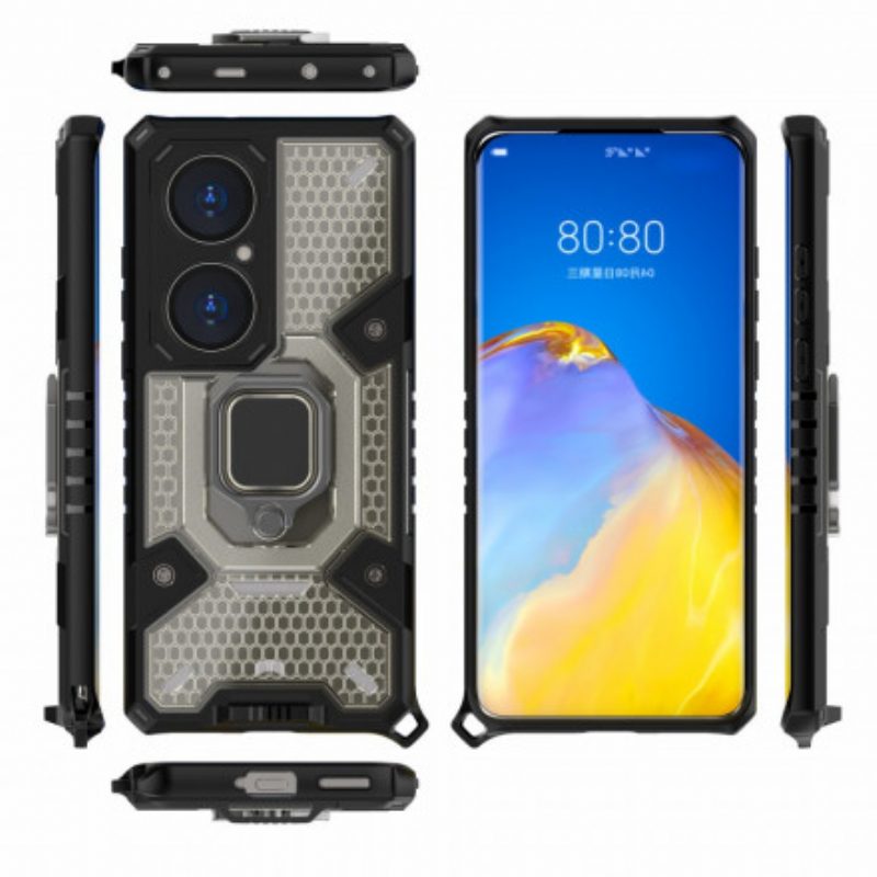 Hoesje voor Huawei P50 Pro Honingraatbestendige Hybride