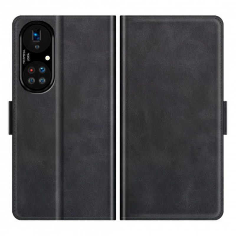 Leren Hoesje voor Huawei P50 Pro Stijl Lederen Ontwerp