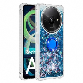 Case Hoesje Poco C61 Telefoonhoesje Glitterringsteun