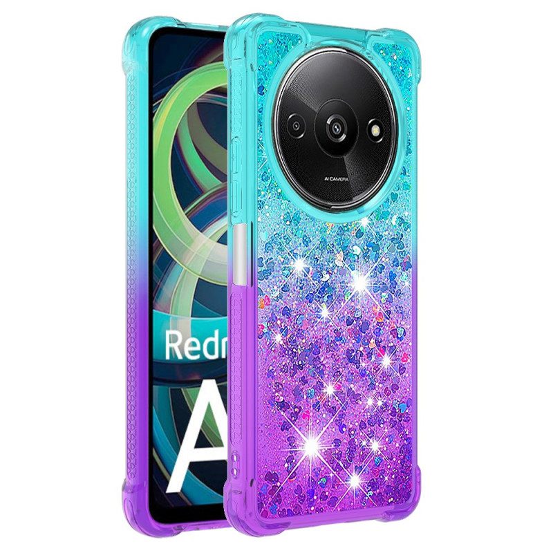 Cover Hoesje Poco C61 Telefoonhoesje Gradiëntglitter