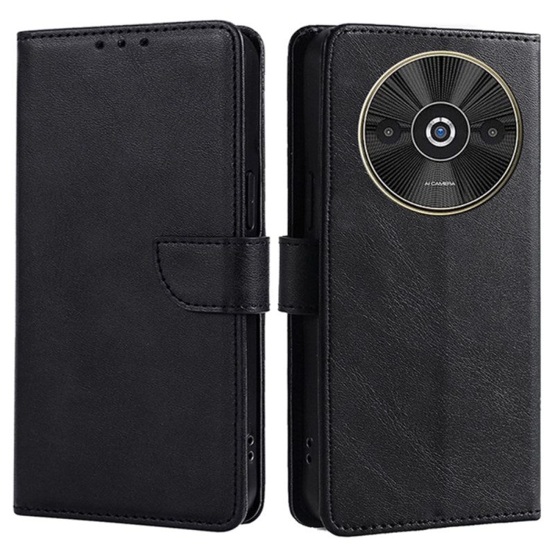 Flip Case Leren Poco C61 Retro