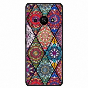 Hoesje Poco C61 Bloemenmandala Bescherming Hoesje