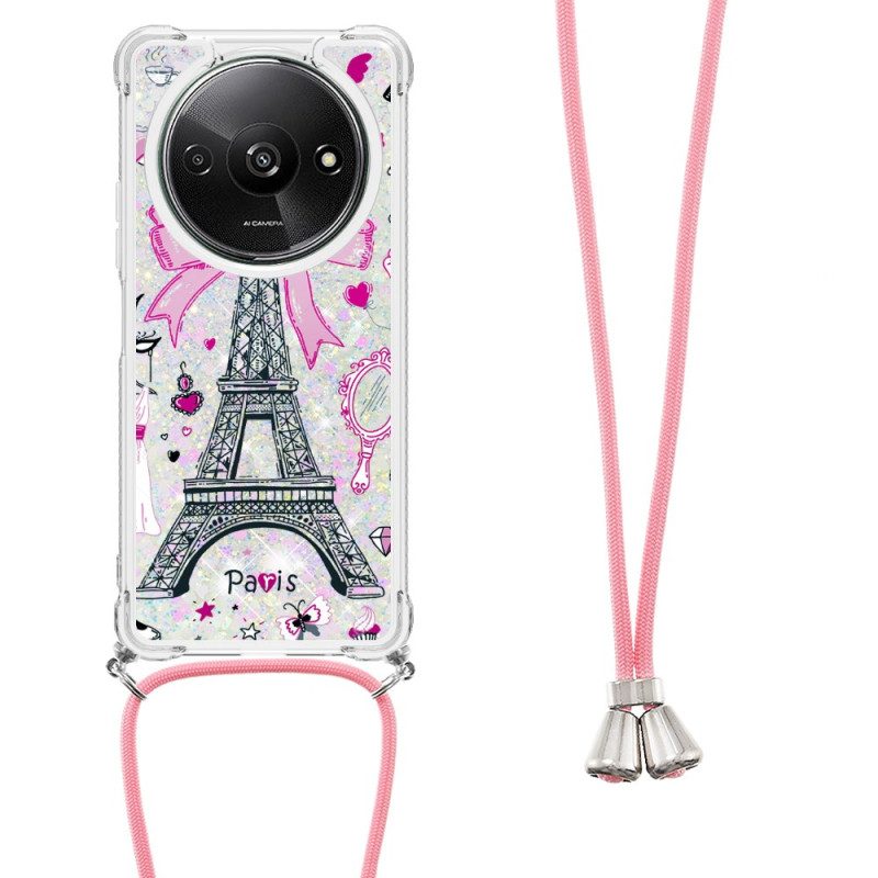 Hoesje Poco C61 Eiffeltoren Glitter